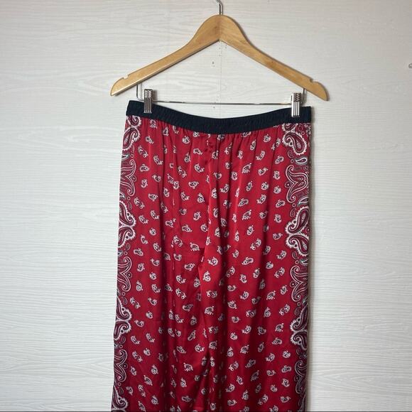 Michael Korda Red Handkerchief sleep pants Size 8 - Picture 7 of 8